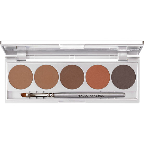 Kryolan Eyebrow Powder Palette 1 - Kryolan Eyebrow Colours